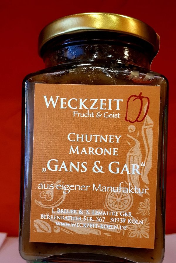 "Gans & Gar" Hausgemachtes Chutney Marone