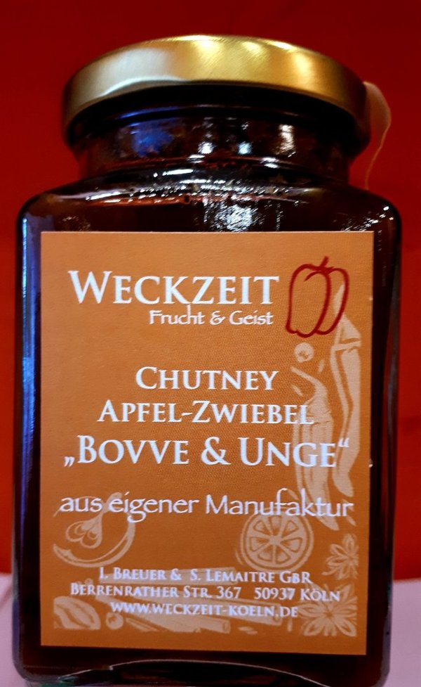 "Bovve & Unge" Hausgemachtes Chutney Apfel-Zwiebel