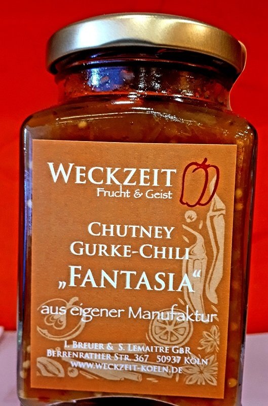 "Fantasia" Hausgemachtes Chutney Gurke-Chili