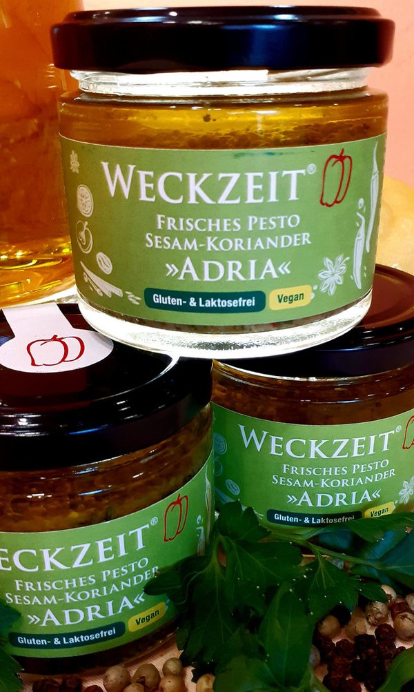 "Adria" Hausgemachtes Pesto Sesam-Coriander