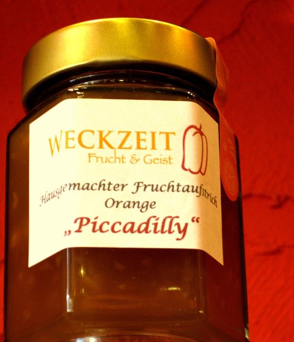 "Piccadilly" Hausgemachter Fruchtaufstrich Orange