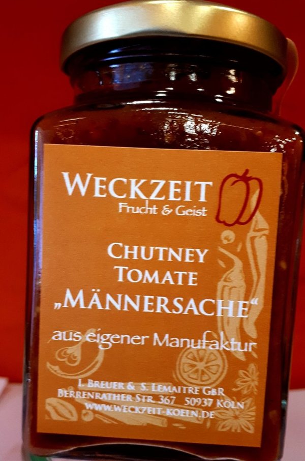 "Männersache" Hausgemachtes Chutney Tomate