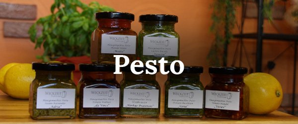 Pesto im Onlineshop